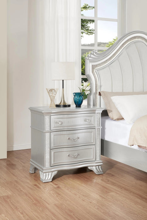 Silver Nightstand