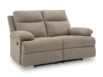 Side-Swipe Reclining Loveseat - Golden Home Furniture 
