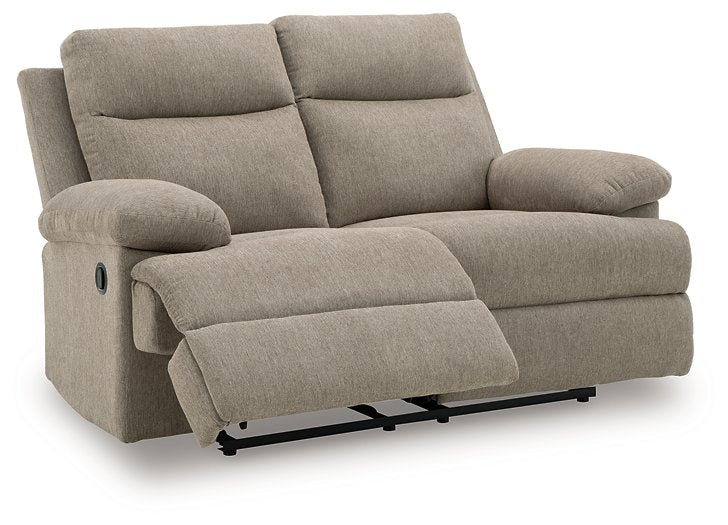 Side-Swipe Reclining Loveseat - Golden Home Furniture 