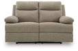Side-Swipe Reclining Loveseat - Golden Home Furniture 