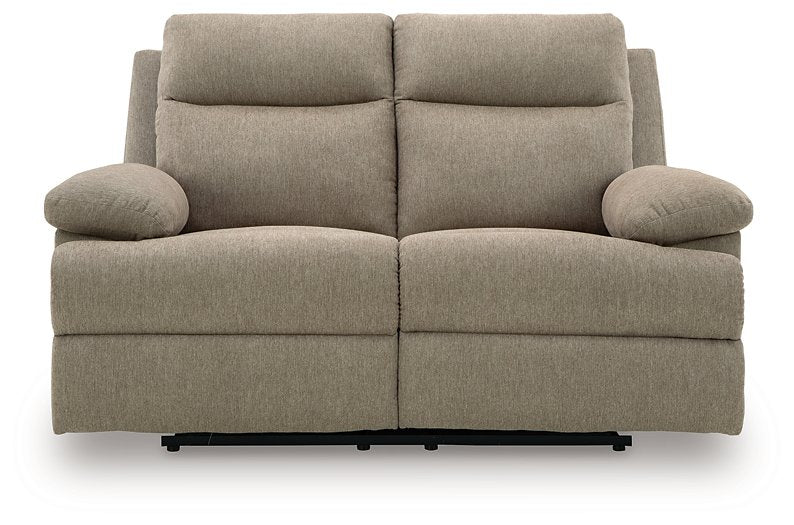 Side-Swipe Reclining Loveseat - Golden Home Furniture 