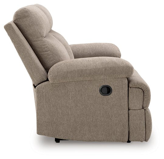 Side-Swipe Reclining Loveseat - Golden Home Furniture 