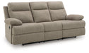 Side-Swipe Reclining Sofa with Drop Down Table - Golden Home Furniture 
