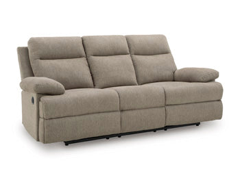 Side-Swipe Reclining Sofa with Drop Down Table - Golden Home Furniture 