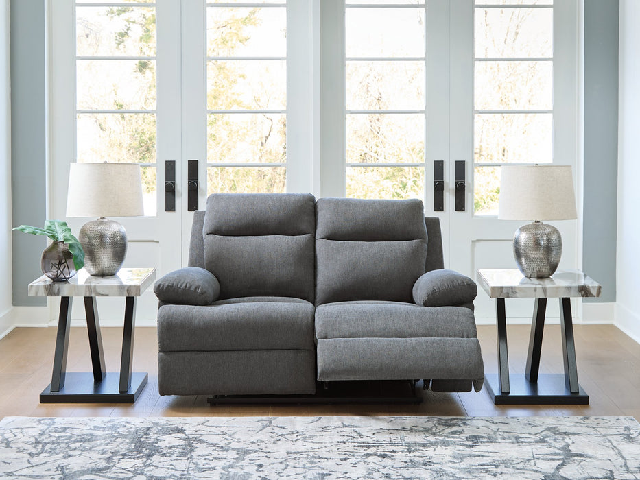 Side-Swipe Reclining Loveseat - Golden Home Furniture 