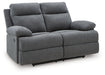Side-Swipe Reclining Loveseat - Golden Home Furniture 