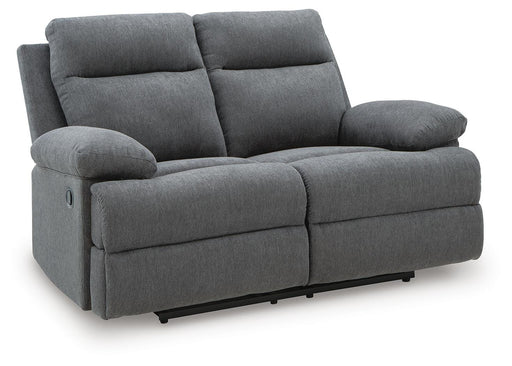Side-Swipe Reclining Loveseat - Golden Home Furniture 
