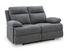 Side-Swipe Reclining Loveseat - Golden Home Furniture 