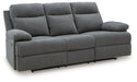 Side-Swipe Reclining Sofa with Drop Down Table - Golden Home Furniture 