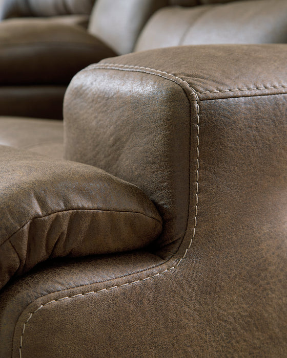 Beckley Place Reclining Living Room Set - Golden Home Furniture 