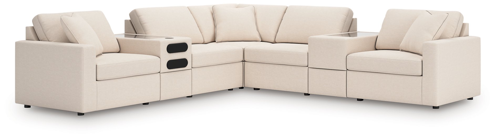 Modmax Balanced Sectional with Audio and Storage Consoles - Golden Home Furniture (Columbus, OH) - Multi Location