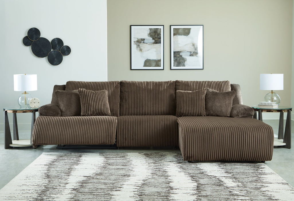 Top Tier Sectional Sofa Chaise - Golden Home Furniture 