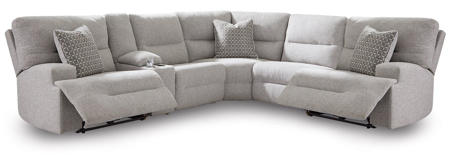 Acklen Place Power Reclining Sectional - Golden Home Furniture 