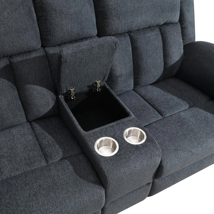 Gray Motion Loveseat