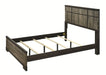 Crown Mark Furniture Remington King Panel Bed in Brown B8160-K - Golden Home Furniture (Columbus, OH) - Multi Location