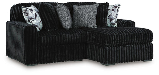 Midnight-Madness Sectional with Chaise - Golden Home Furniture 