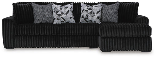 Midnight-Madness Sectional Sofa with Chaise - Golden Home Furniture 