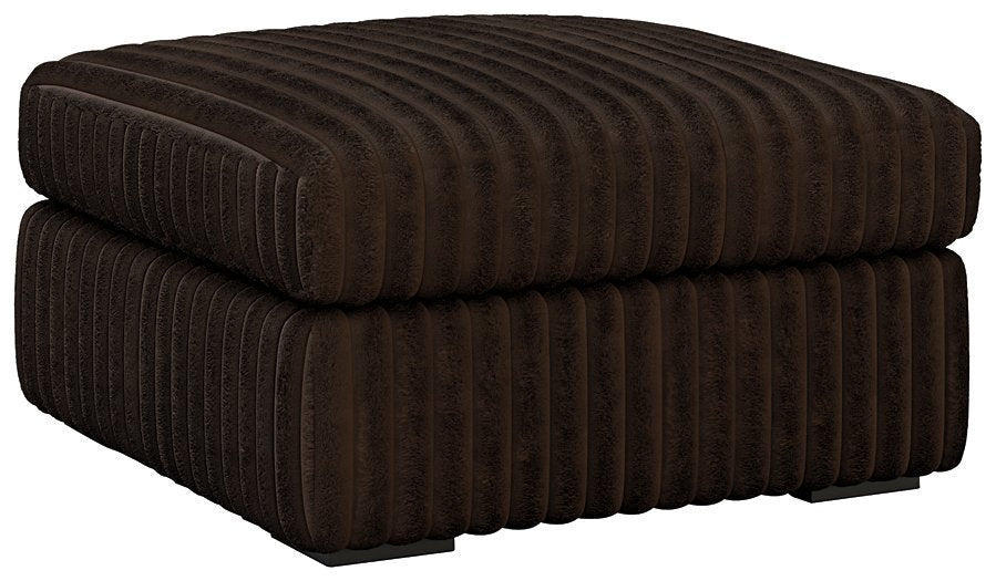 Midnight-Madness Oversized Accent Ottoman - Golden Home Furniture (Columbus, OH) - Multi Location