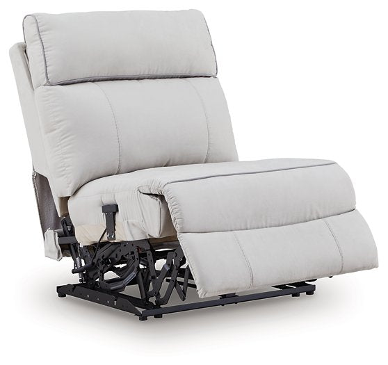 Social Pointe Reclining Sectional with Storage Console - Golden Home Furniture 
