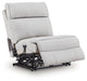 Social Pointe Reclining Sectional with Storage Console - Golden Home Furniture 
