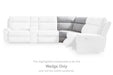 Social Pointe Reclining Sectional with Storage Console - Golden Home Furniture 