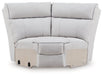 Social Pointe Reclining Sectional with Storage Console - Golden Home Furniture 