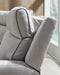 Social Pointe Reclining Sectional with Storage Console - Golden Home Furniture 