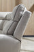 Social Pointe Reclining Sectional with Storage Console - Golden Home Furniture 