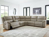 Narwhal Place Reclining Sectional with Storage Console - Golden Home Furniture (Columbus, OH) - Multi Location