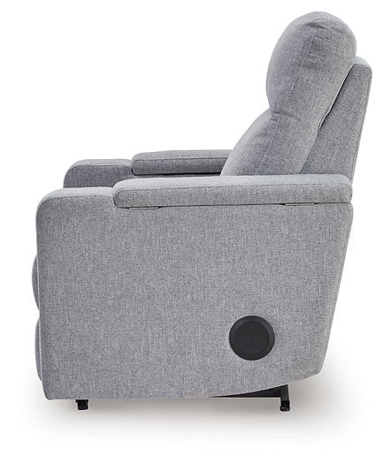 Pineland Power Glider Recliner with Audio System - Golden Home Furniture 