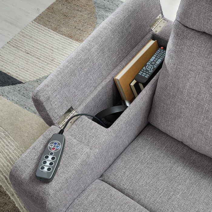 Pineland Power Glider Recliner with Audio System - Golden Home Furniture 