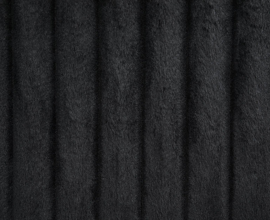 Black Corduroy Motion Glider Chair