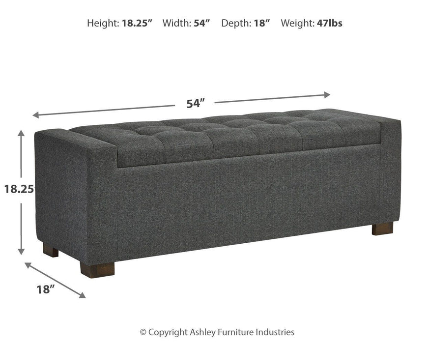 Cortwell Storage Bench - Golden Home Furniture 