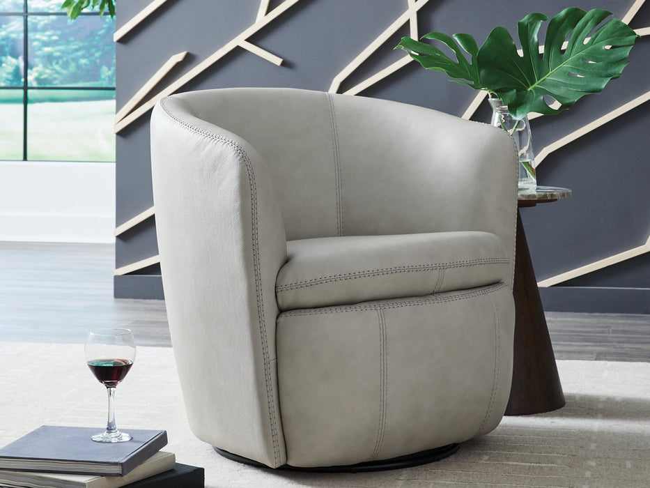 Kierreys Swivel Accent Chair - Golden Home Furniture 