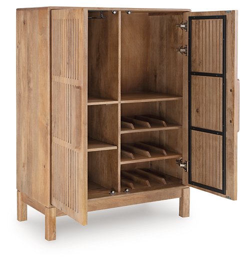 Pellamour Bar Cabinet - Golden Home Furniture 