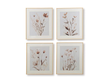 Chettings Wall Art (Set of 4) - Golden Home Furniture (Columbus, OH) - Multi Location