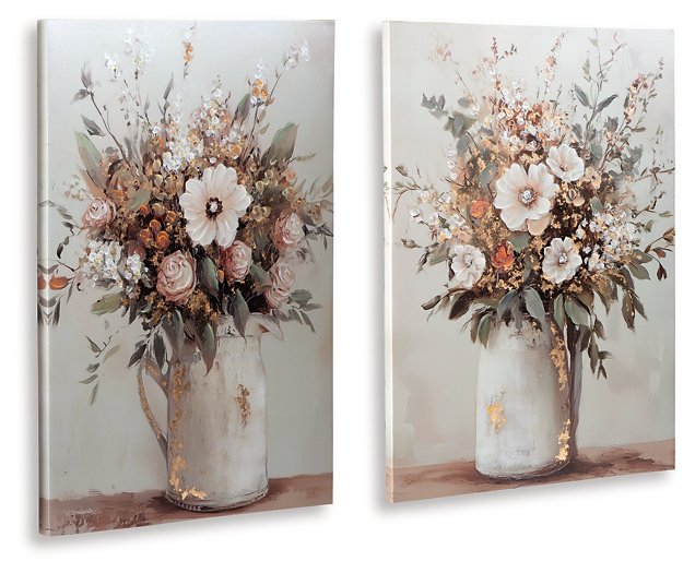 Faisaldon Wall Art (Set of 2) - Golden Home Furniture (Columbus, OH) - Multi Location