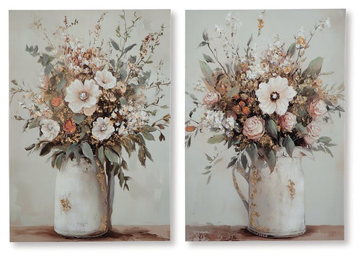 Faisaldon Wall Art (Set of 2) - Golden Home Furniture (Columbus, OH) - Multi Location