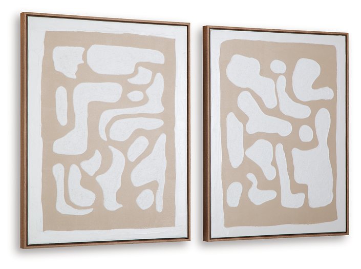 Waldett Wall Art (Set of 2) - Golden Home Furniture 