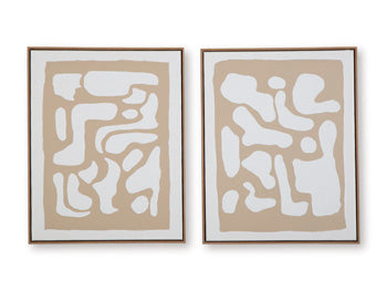 Waldett Wall Art (Set of 2) - Golden Home Furniture 