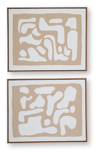 Waldett Wall Art (Set of 2) - Golden Home Furniture 