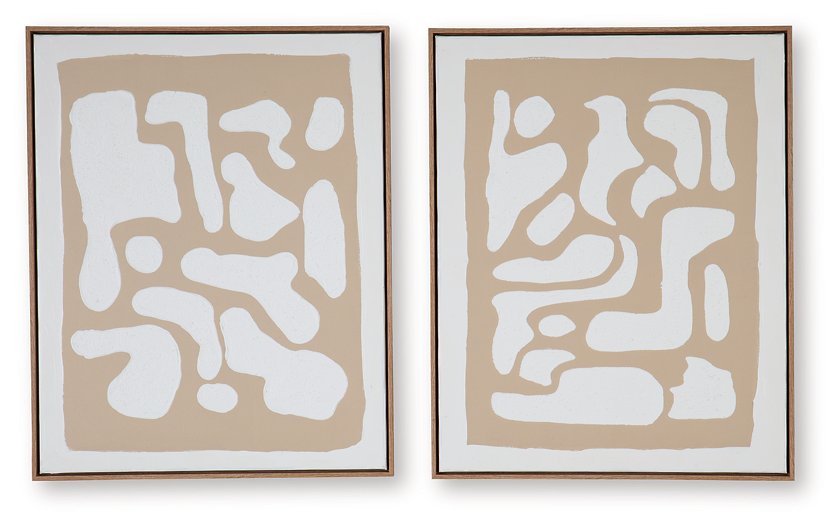 Waldett Wall Art (Set of 2) - Golden Home Furniture 