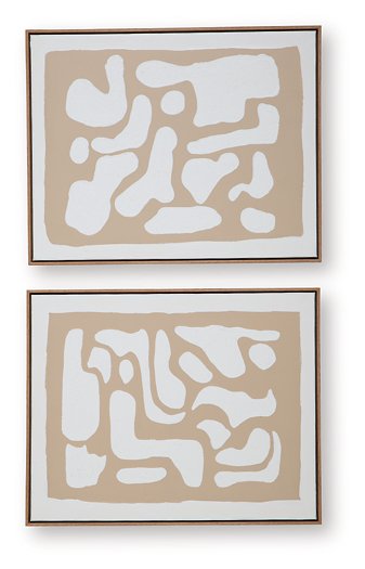 Waldett Wall Art (Set of 2) - Golden Home Furniture 