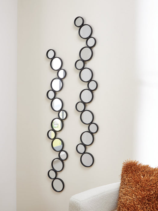 Vinler Accent Mirror Set (Set of 2) - Golden Home Furniture (Columbus, OH) - Multi Location