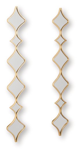 Harriswood Accent Mirror Set (Set of 2) - Golden Home Furniture (Columbus, OH) - Multi Location