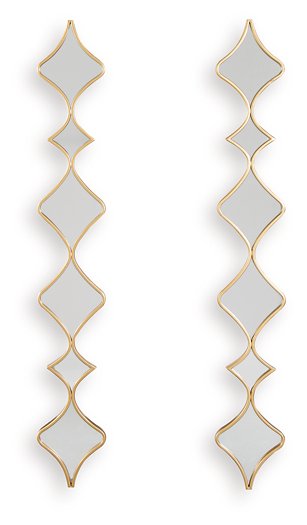 Harriswood Accent Mirror Set (Set of 2) - Golden Home Furniture (Columbus, OH) - Multi Location