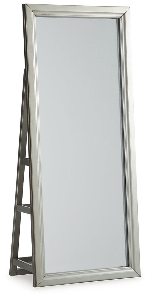 Evesen Floor Standing Mirror/Storage - Golden Home Furniture (Columbus, OH) - Multi Location