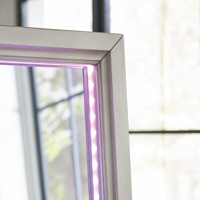 Evesen Floor Standing Mirror/Storage - Golden Home Furniture (Columbus, OH) - Multi Location