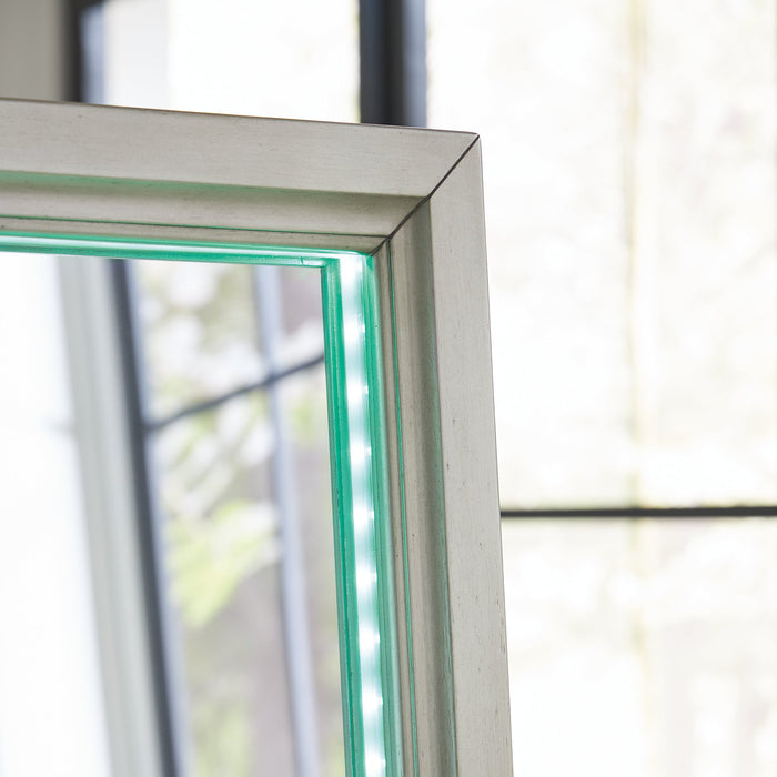 Evesen Floor Standing Mirror/Storage - Golden Home Furniture (Columbus, OH) - Multi Location