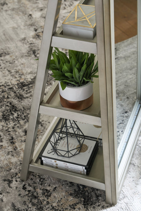 Evesen Floor Standing Mirror/Storage - Golden Home Furniture (Columbus, OH) - Multi Location